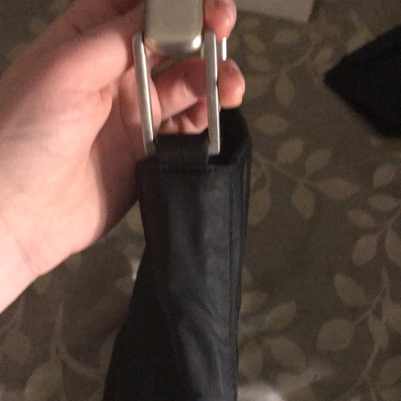 Prada nylon hobo bag with silver handle - Picture 4 of 7